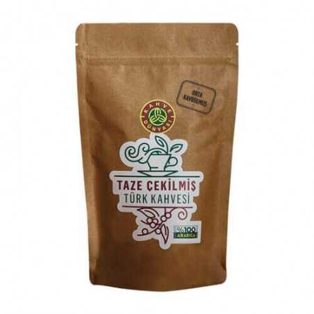 Freshly Ground Turkish Coffee Medium Roasted 200g