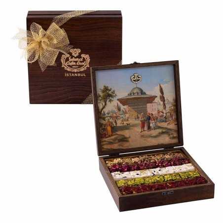 Wooden Delight Box with Picture