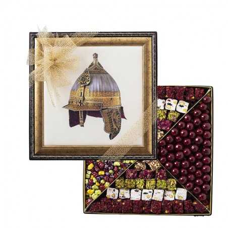 Framed Box - Helmet - Turkish Delight & Dragge