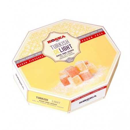 Koska Sugar Free Turkish Delight with Rose and Lemon 160gr